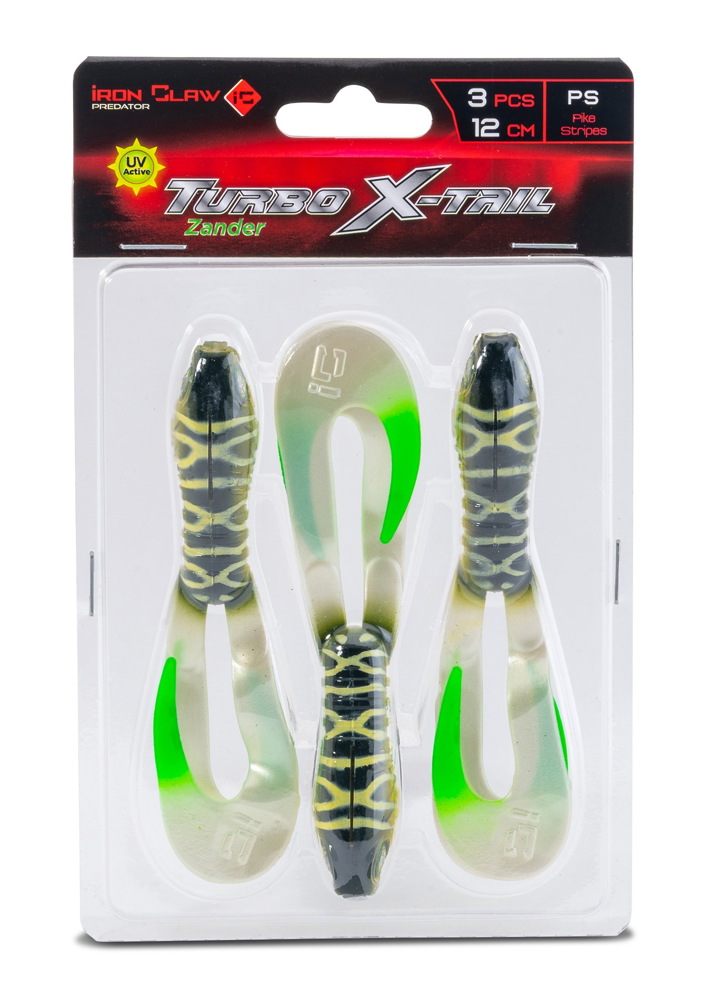 Iron Claw Turbo X-Tail 12 cm 3 Stuks - Afbeelding 2